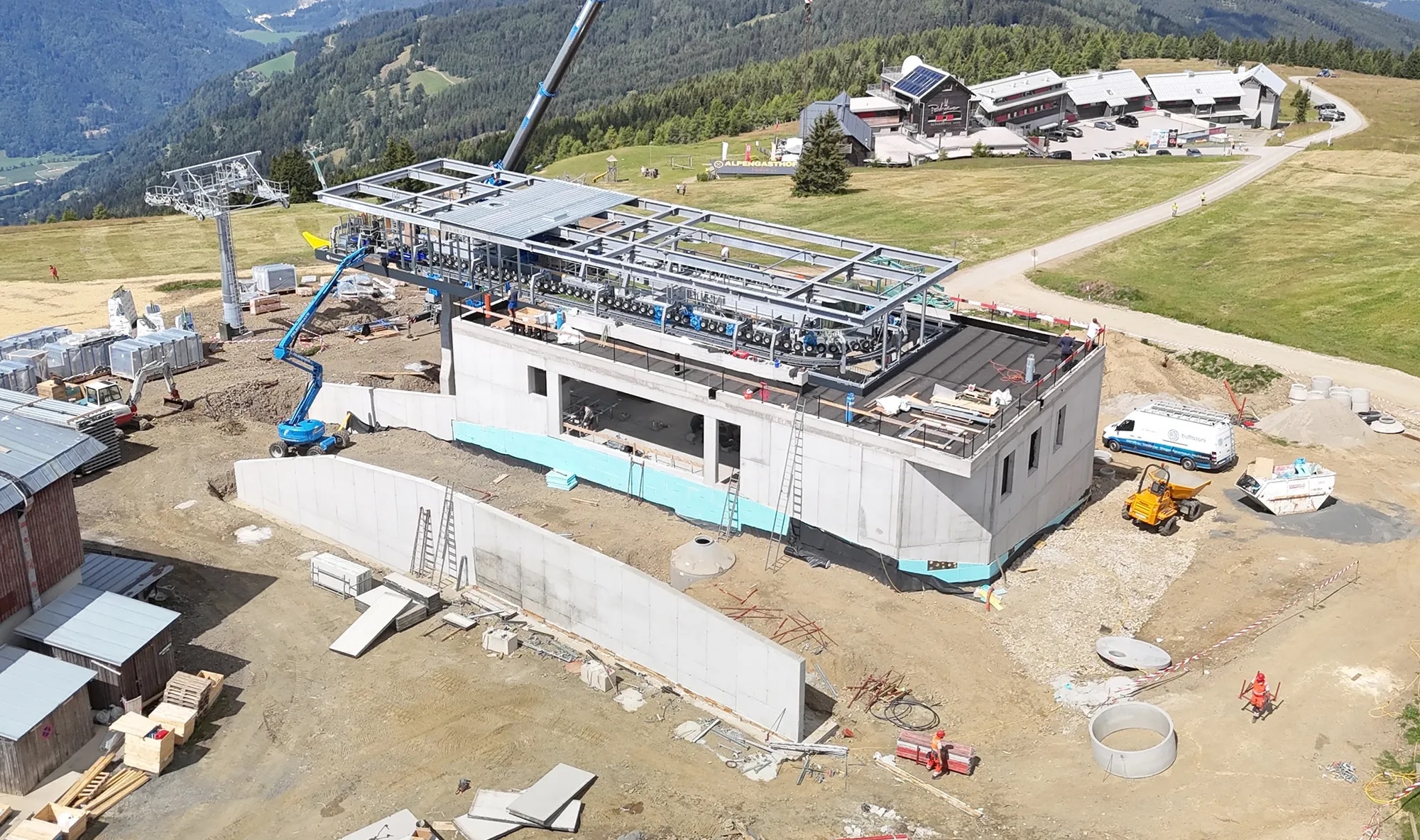 Bautagebuch Kanzelbahn II Gerlitzen Alpe