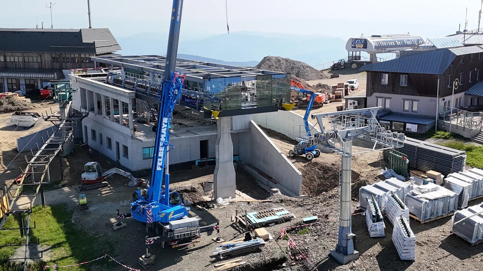 Bautagebuch Kanzelbahn II Gerlitzen Alpe
