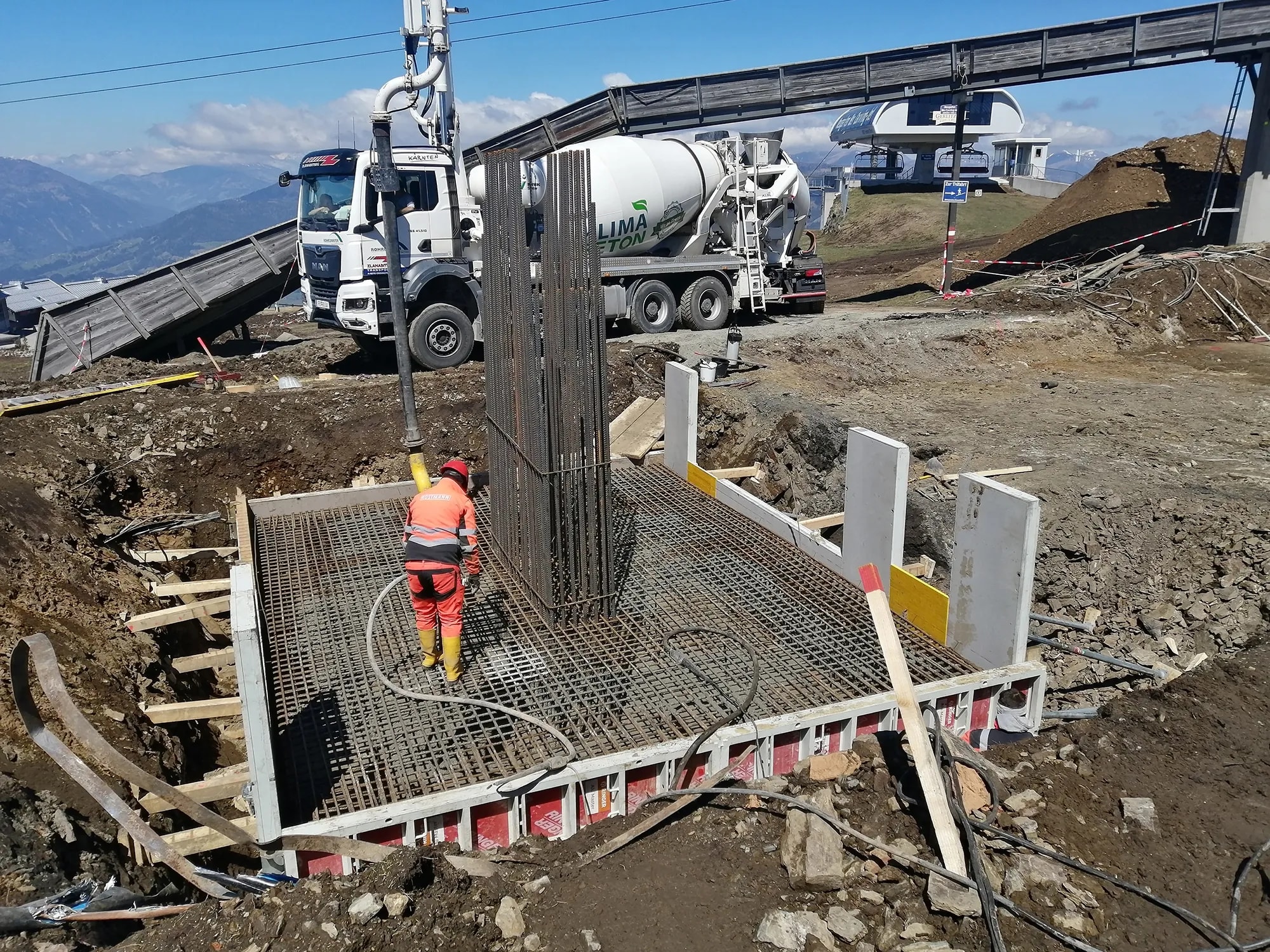 Bautagebuch Kanzelbahn II Gerlitzen Alpe