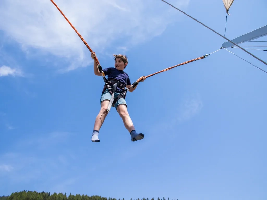 Bungee-Trampolin auf der Gerlitzen Alpe