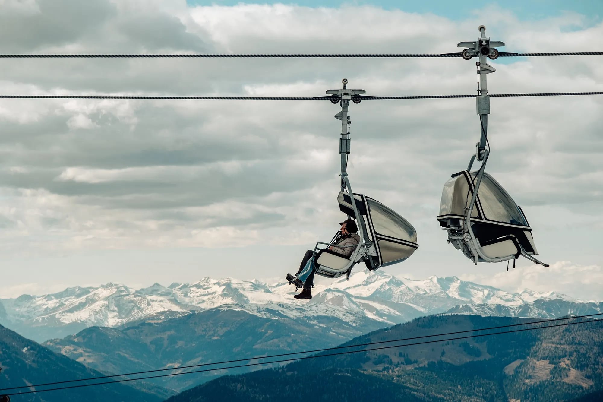 Gipfelbahn auf den Gerlitzen Gipfel