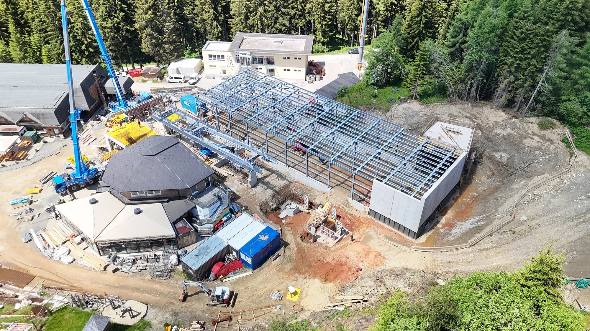 Bautagebuch Gerlitzen Alpe Kanzelbahn II