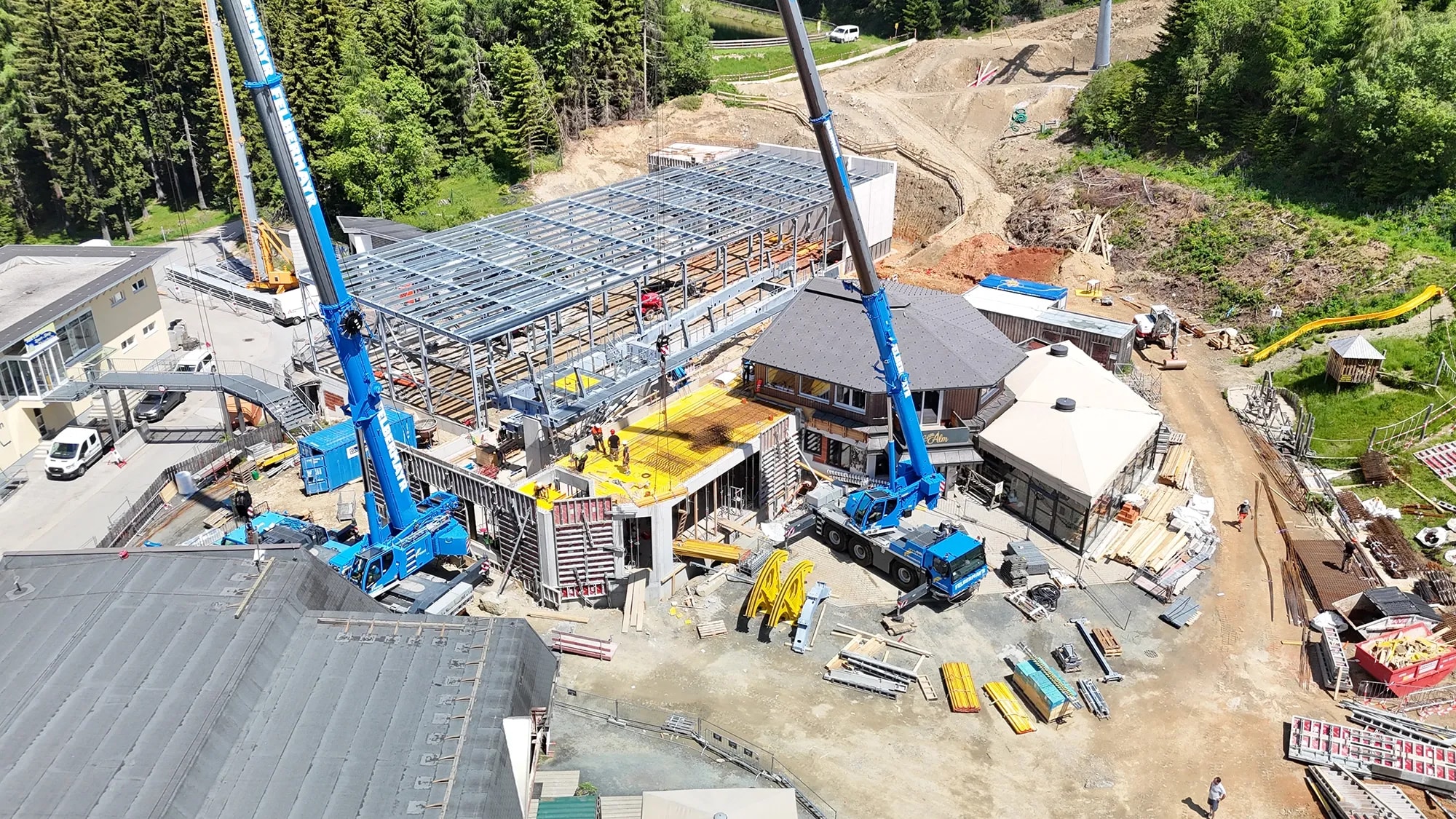 Bautagebuch Kanzelbahn II Gerlitzen Alpe
