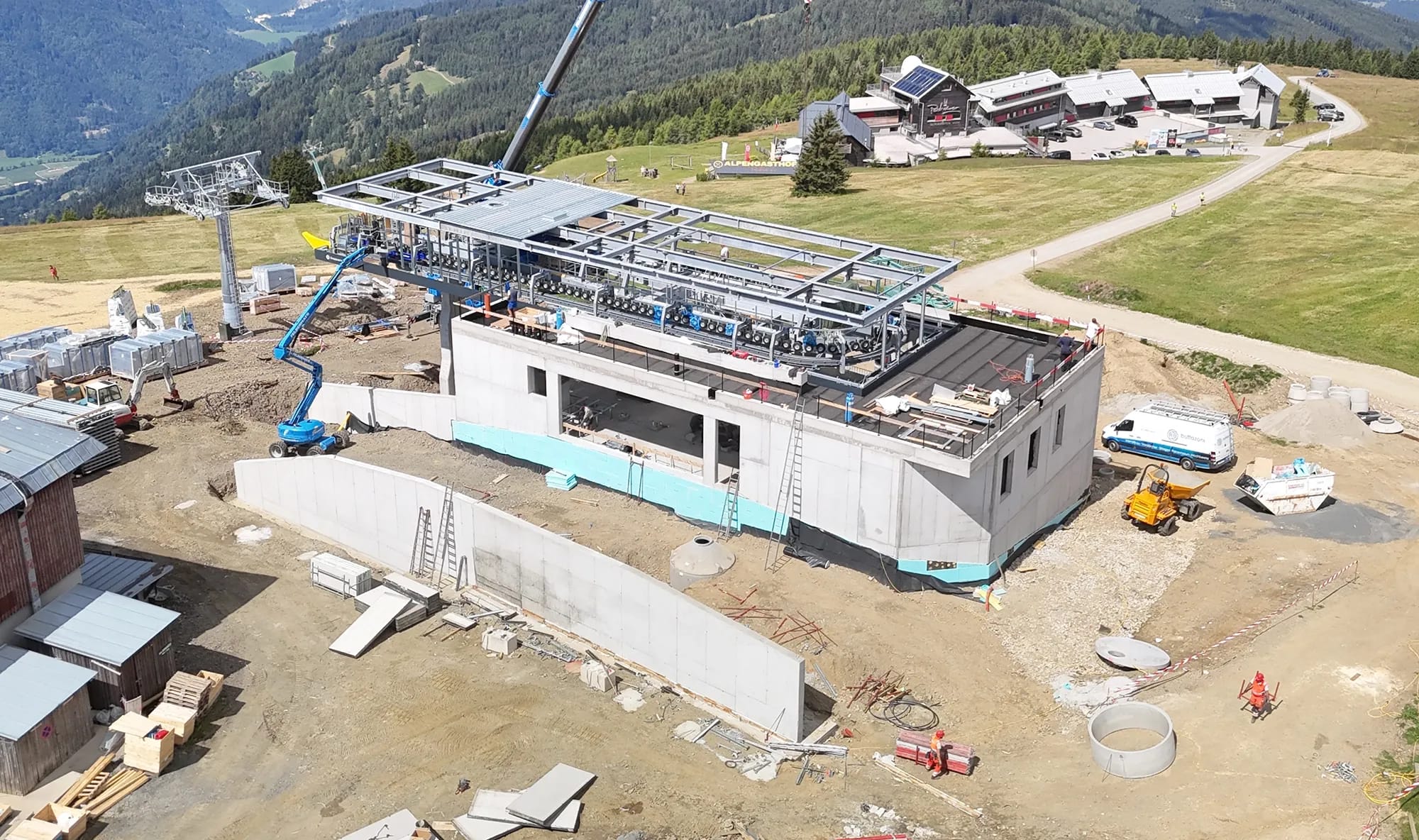 Bautagebuch Kanzelbahn II Gerlitzen Alpe