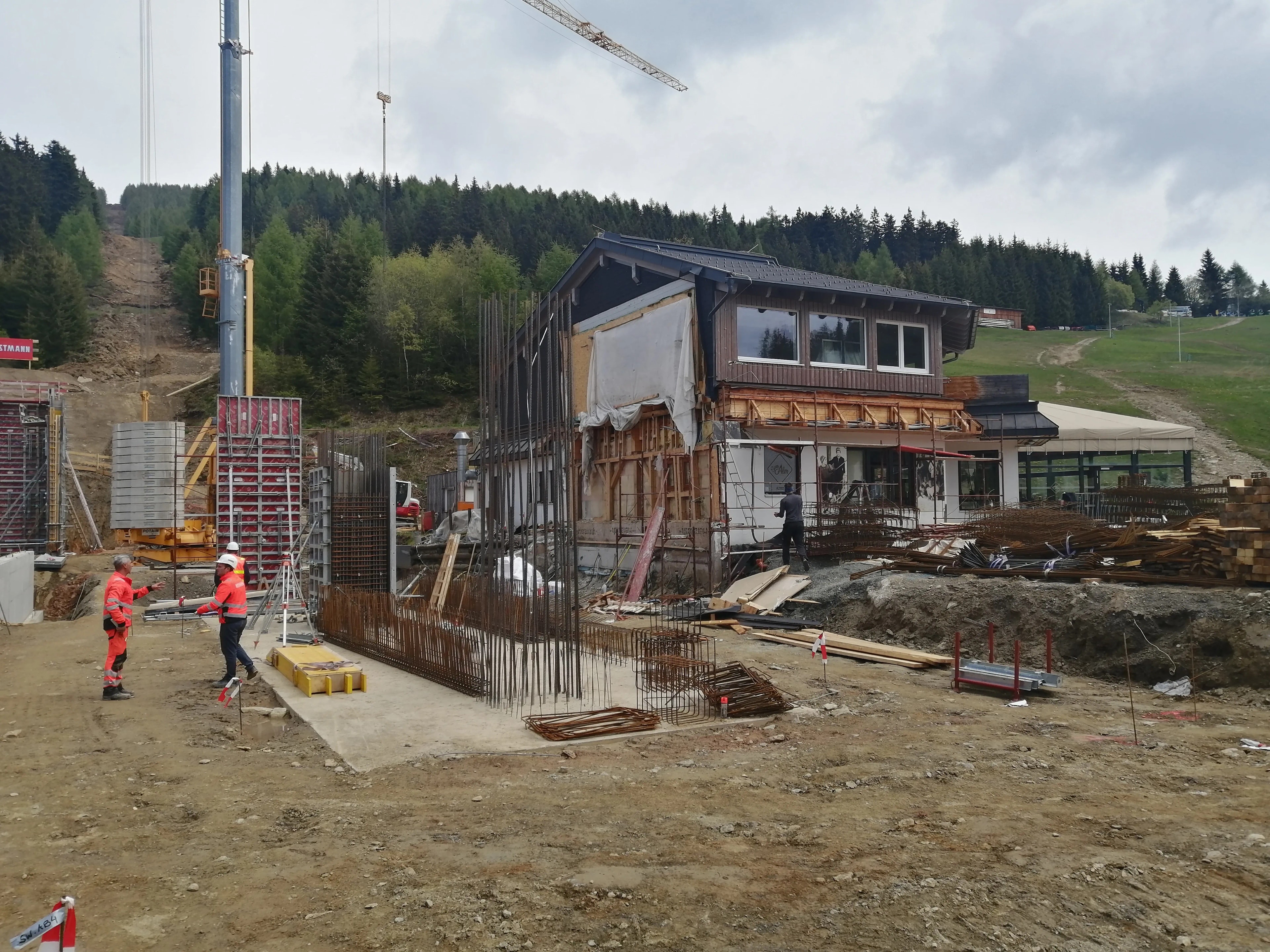 Final Section of the Gondola Station